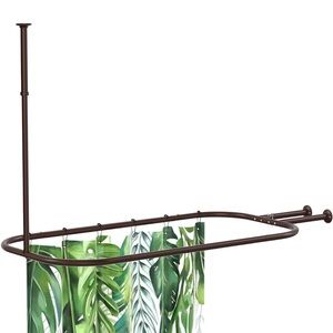 Shower Curtain Rod Hoop Square — NIB — never opened